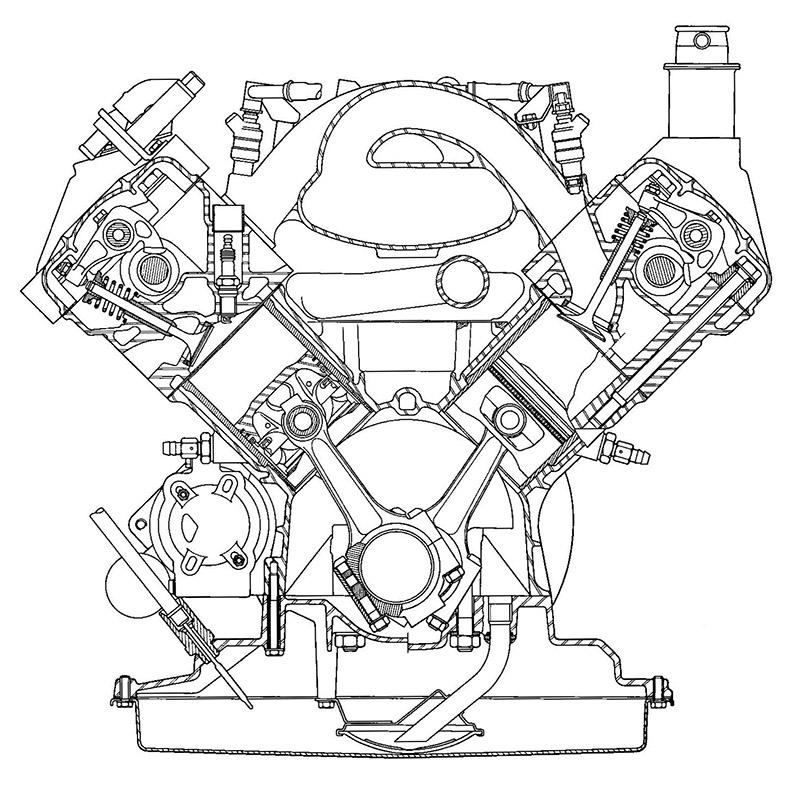 spaccato b v6